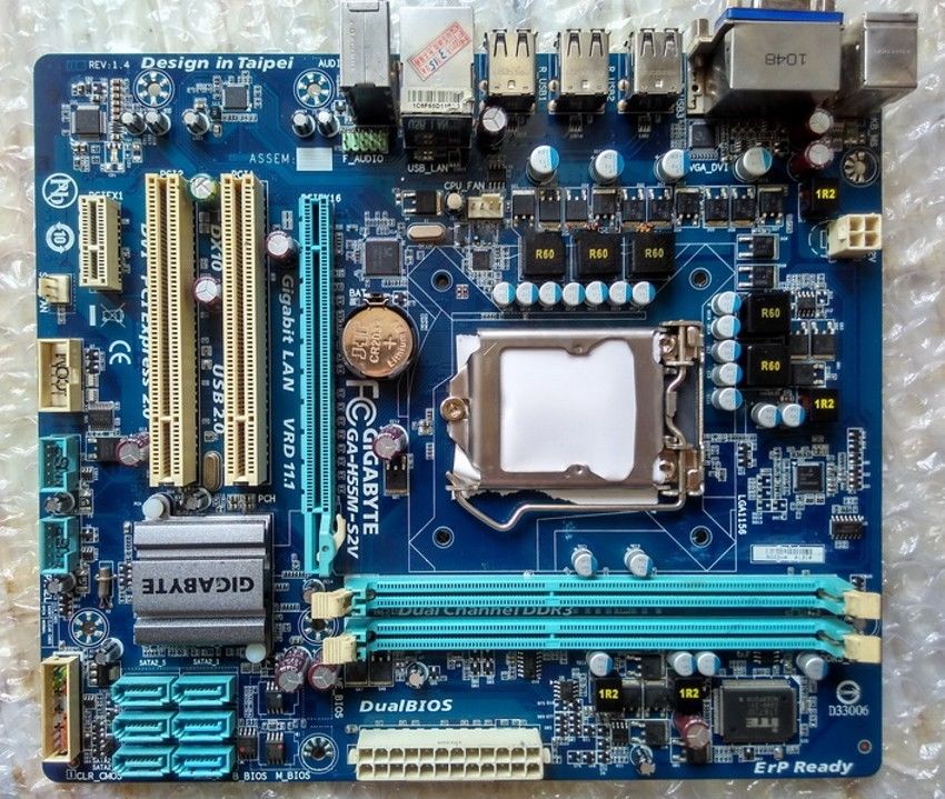 gigabyte GA-H55M-S2V LGA1156 DDR3 H55M-S2V Desktop motherboard - zum Schließen ins Bild klicken